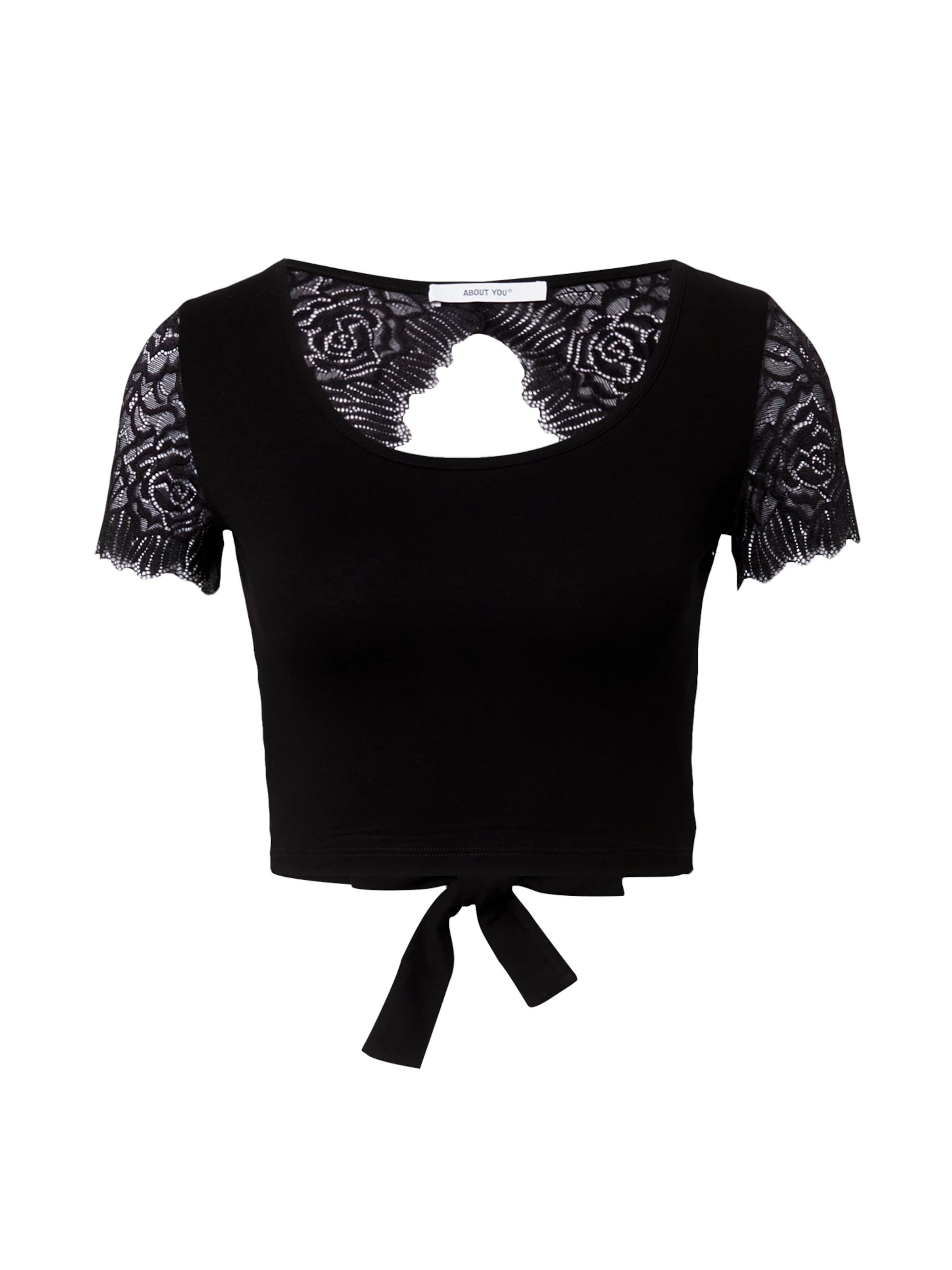 ABOUT YOU - Camiseta 'Eileen' en negro: frente