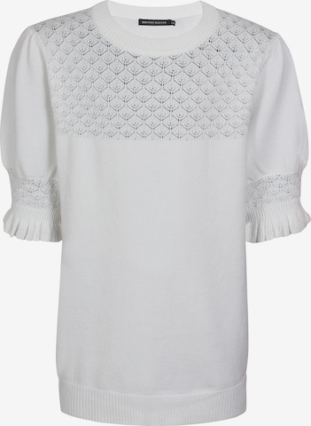 Bruuns Bazaar Kids Sweater in White: front