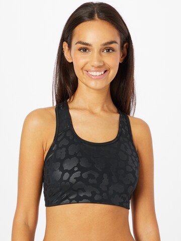 NIKE Bralette Sports Bra in Black: front