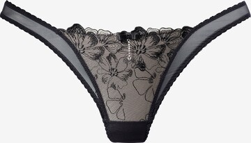 JETTE - Tanga em preto: frente