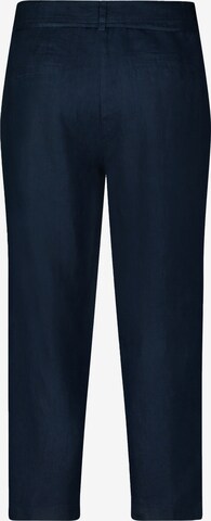 Betty & Co Loosefit Sommerhose mit Gürtel in Blau