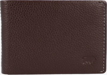 Braun Büffel Wallet 'Prato' in Brown: front