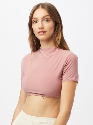 CLUB L LONDON T-shirt i rosa: framsida