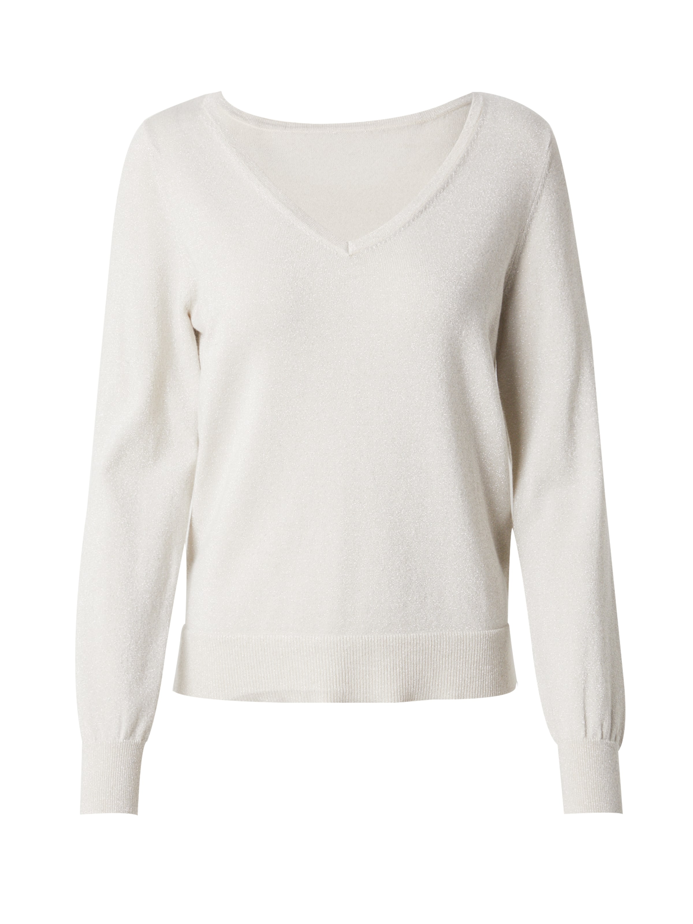 VERO MODA Pullover 'VMHAPPYSHINE' i beige: forside