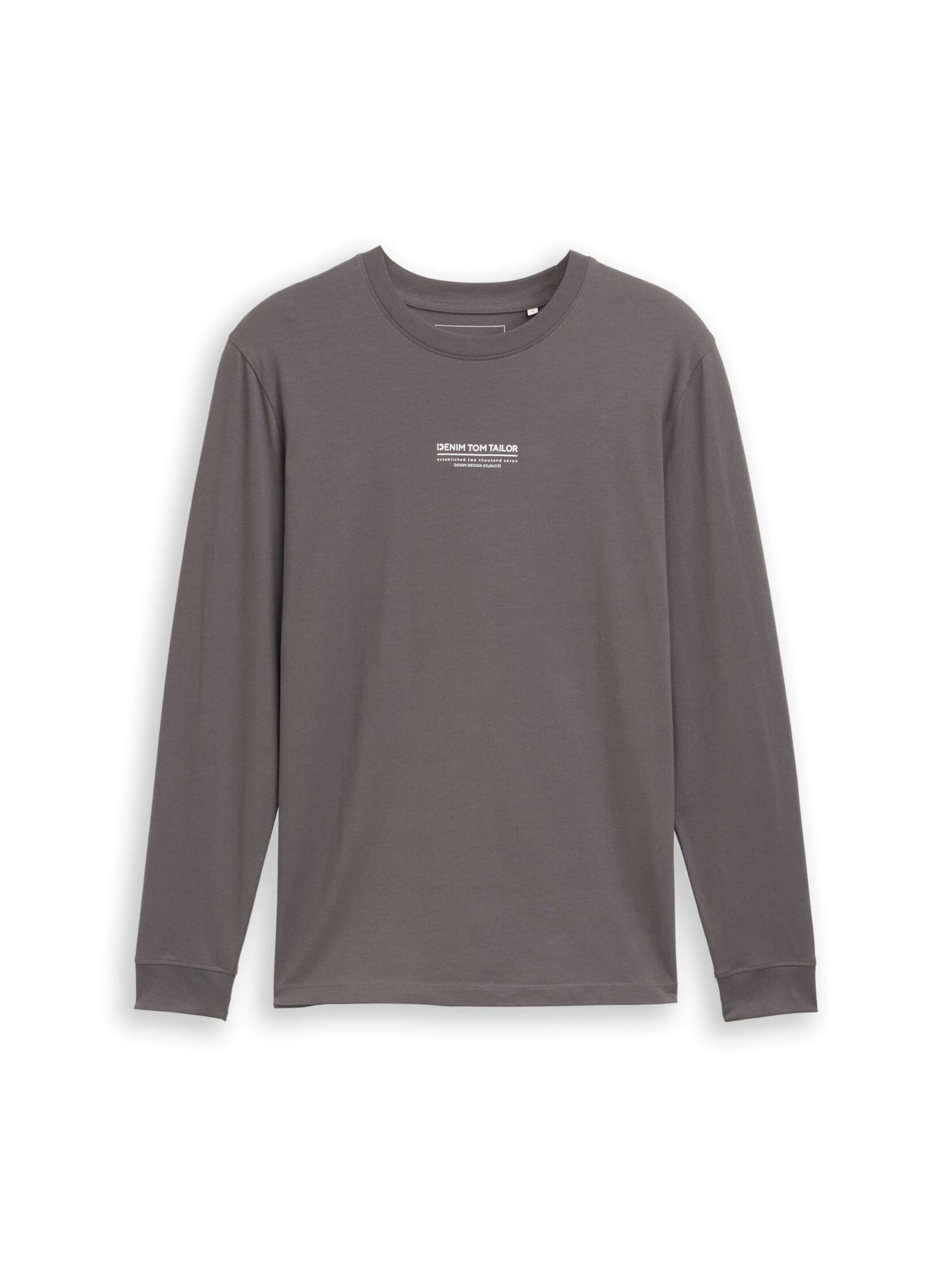 TOM TAILOR DENIM Shirt in Grijs: voorkant