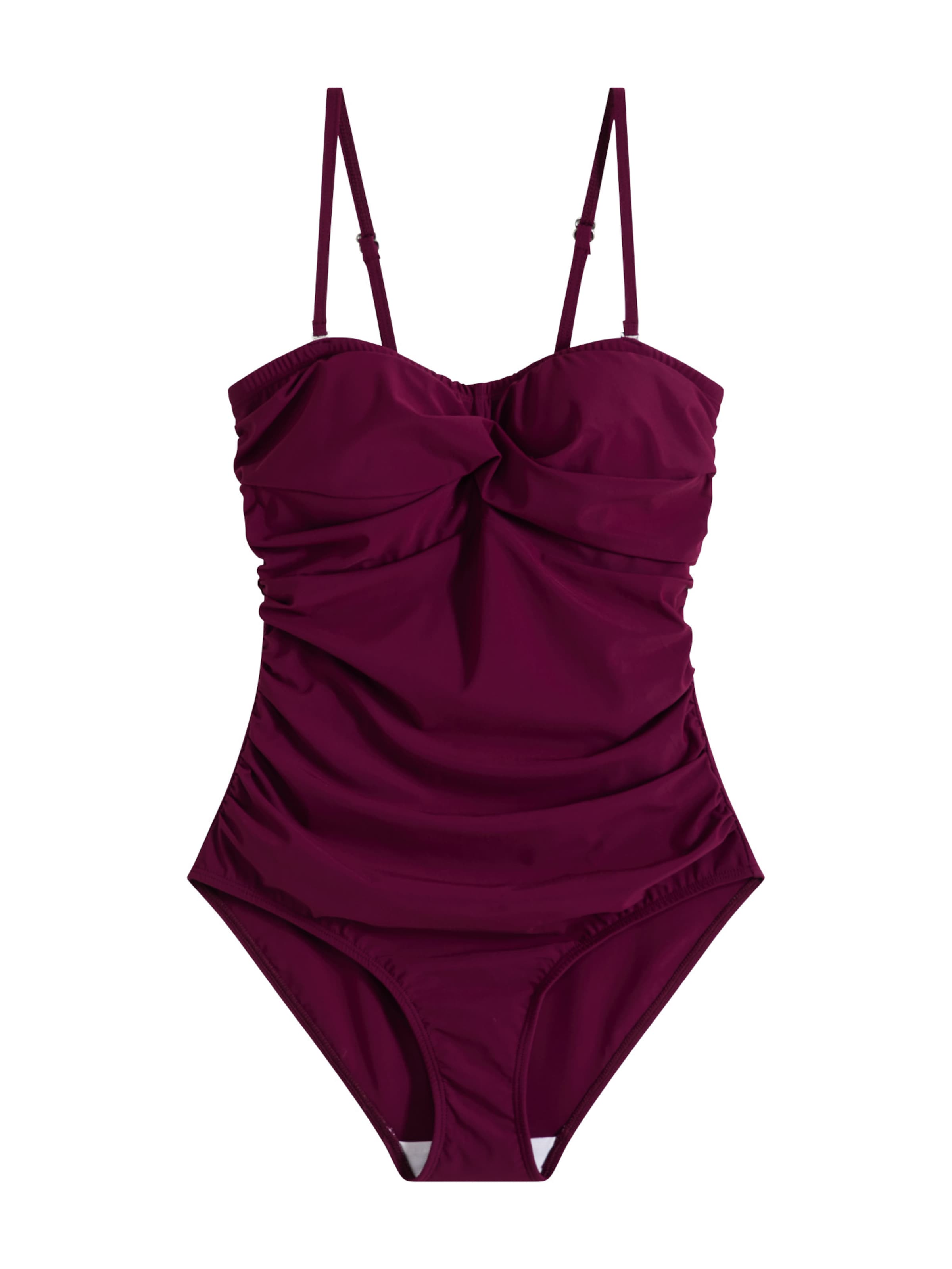 bonprix Shape-Badeanzug in Lila: Vorderseite