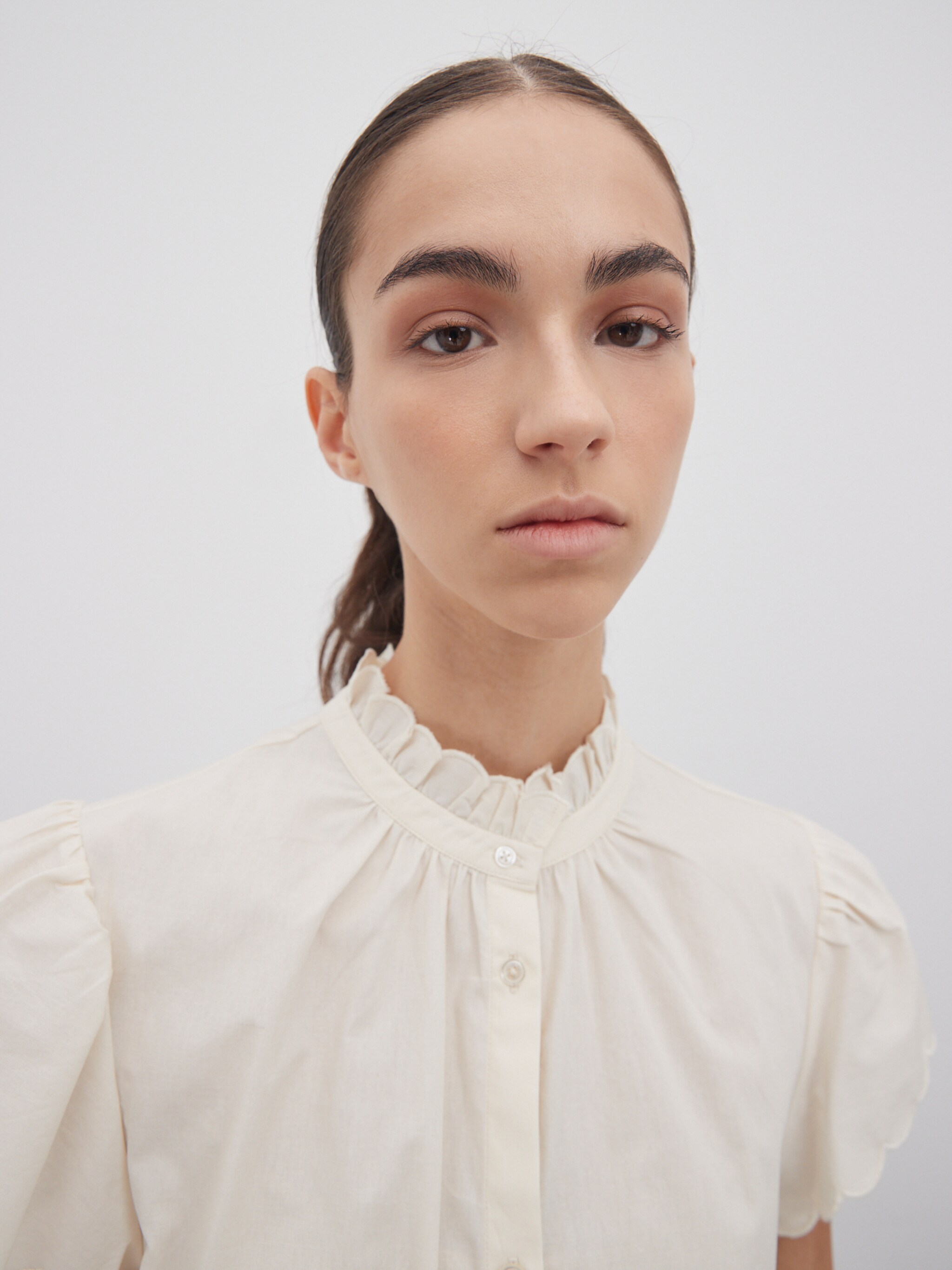 EDITED Producten Blousejurk 'Agnes' Crème