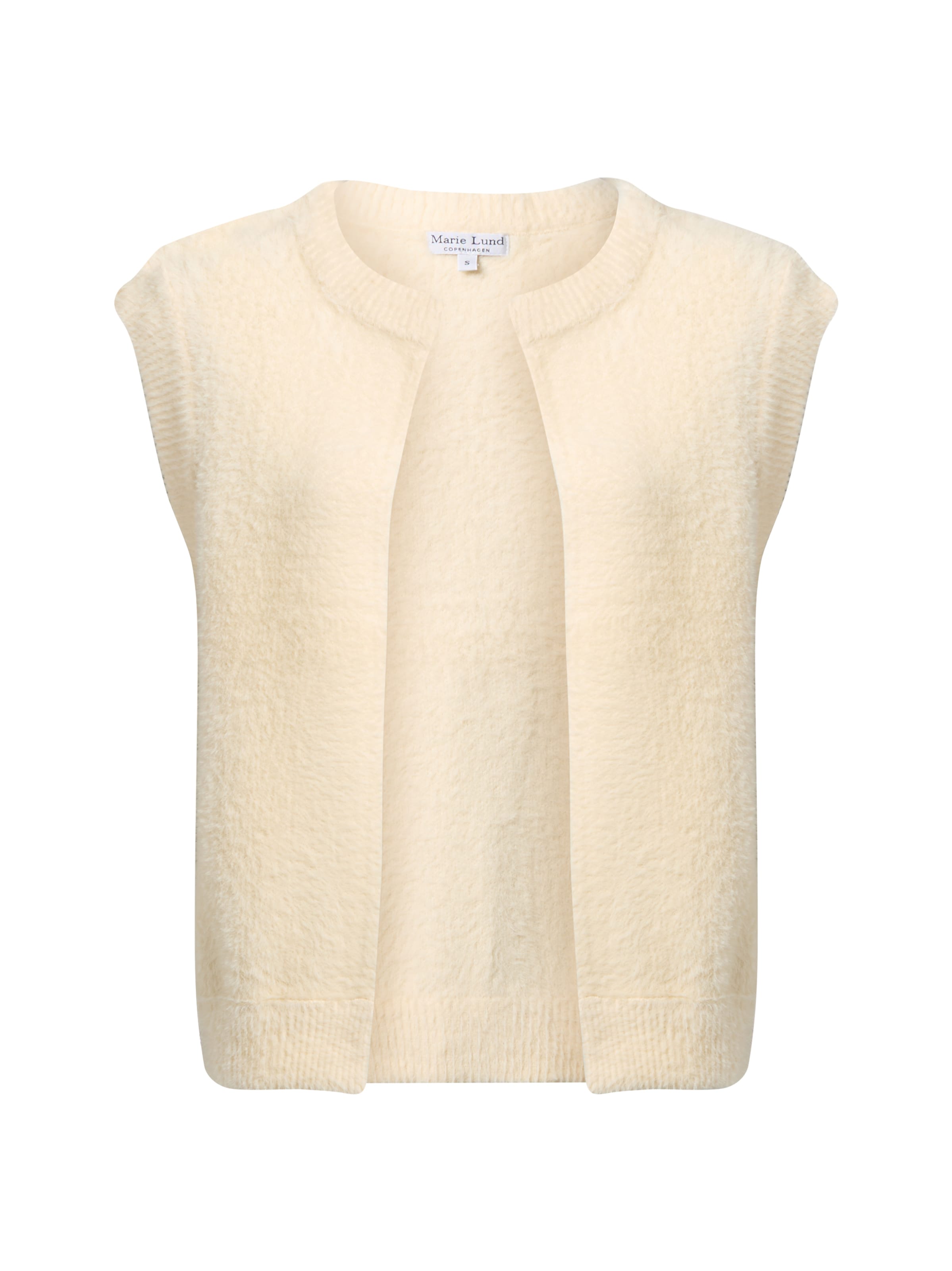 Marie Lund Weste in Weiß: Vorderseite