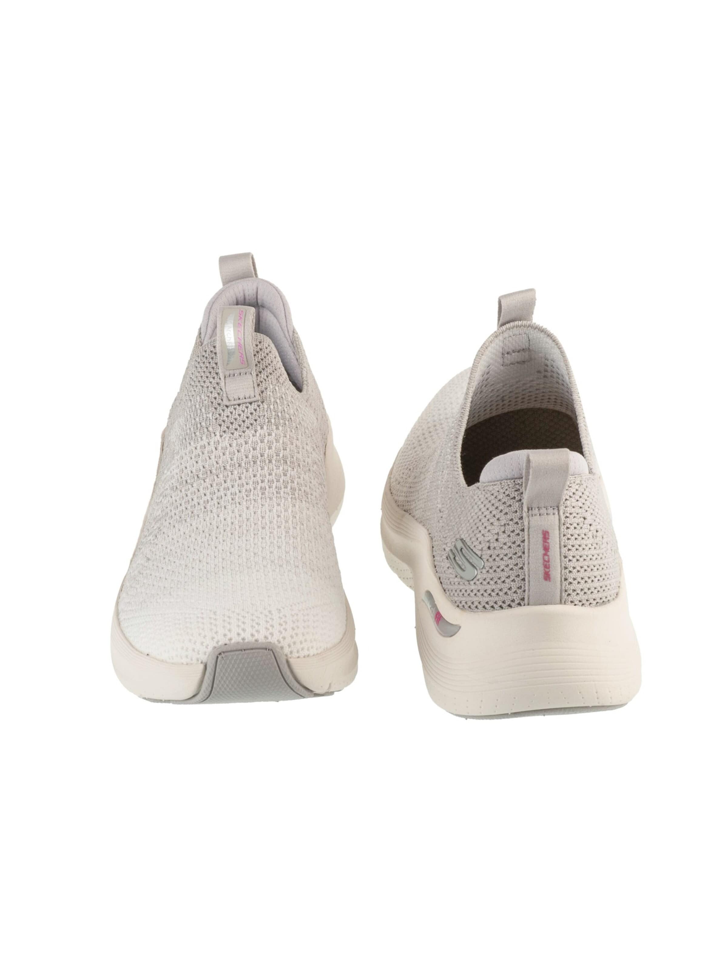 Pantoufle 'Damen Slipper 150055 LTGY Textil in grau' SKECHERS en gris