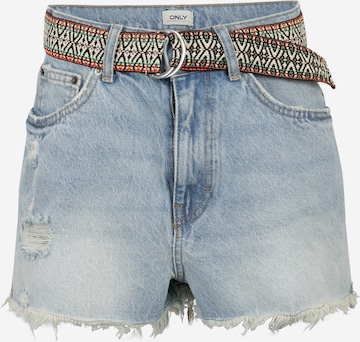 Only Petite Regular Shorts 'ROBYN' in Blau: predná strana