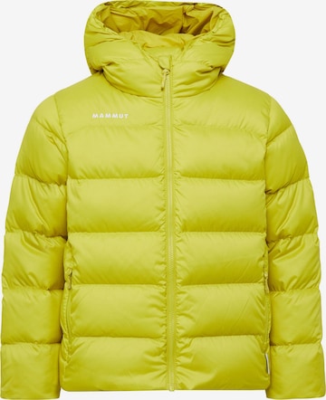 MAMMUT Winter Jacket in Yellow: front