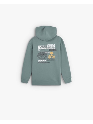 Scalpers Sweatshirt 'Dimension' in Green
