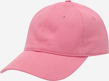 LACOSTE Cap in Pink: front
