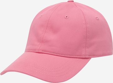 LACOSTE - Boné em rosa: frente