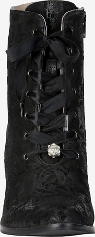 STOCKERPOINT Lace-Up Ankle Boots in Black