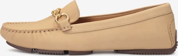 Mocassino di Kazar in beige: frontale