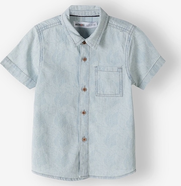 MINOTI Regular fit Button Up Shirt in Blue: front