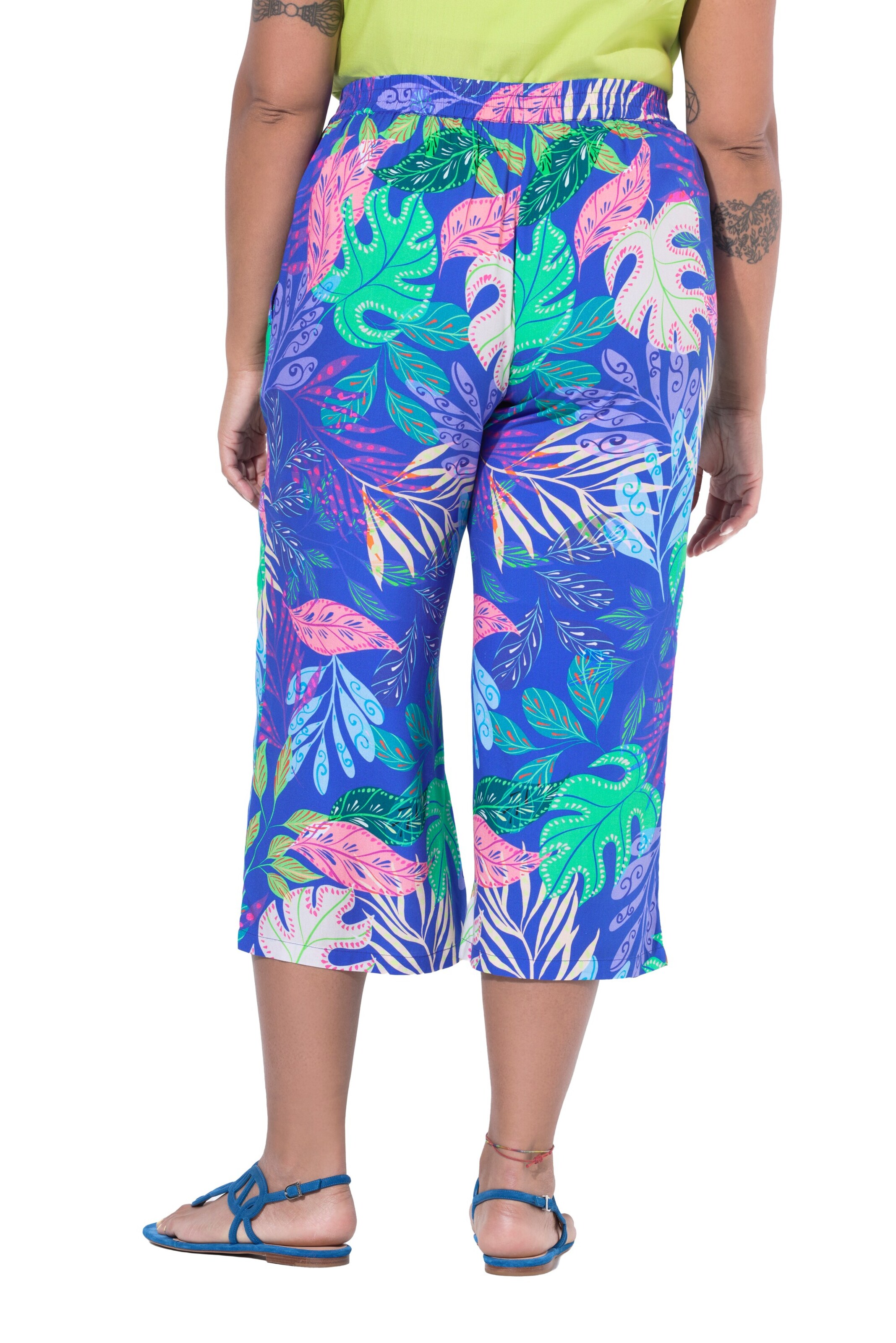 Angel of Style Wide leg Broek in Blauw