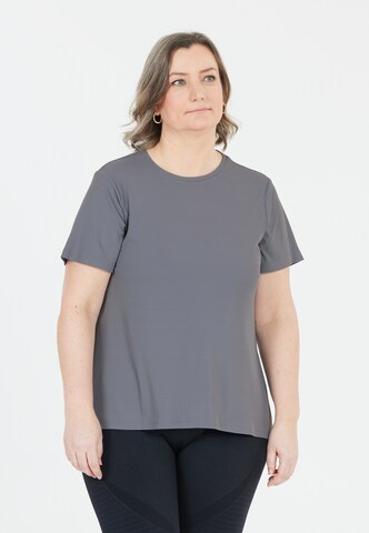 Q by Endurance Functioneel shirt 'Camali' in Grijs: voorkant