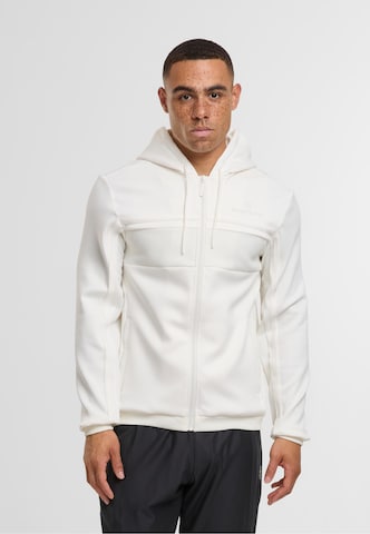 Sergio Tacchini - Casaco em moletão 'Majong' em branco: frente