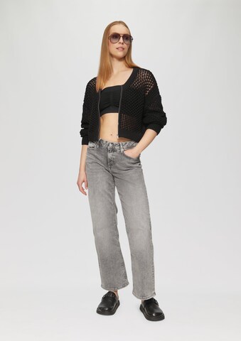 QS Knit cardigan in Black