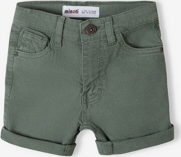 MINOTI Regular Pants in Green: front