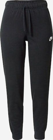 Nike Sportswear Tapered Pants in Black: front