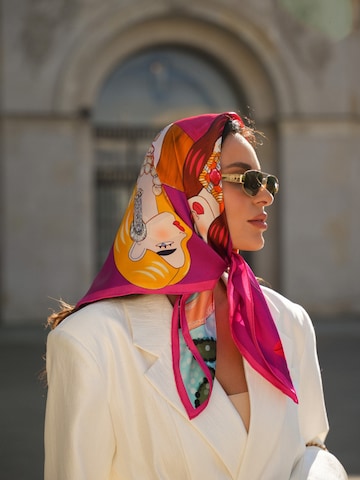 My Minelli - Pañuelo 'ICON SILK SCARF' en Mezcla de colores