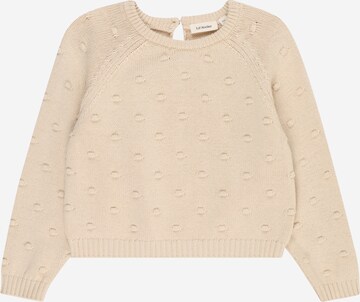 Pull-over 'Gable' NAME IT en beige : devant