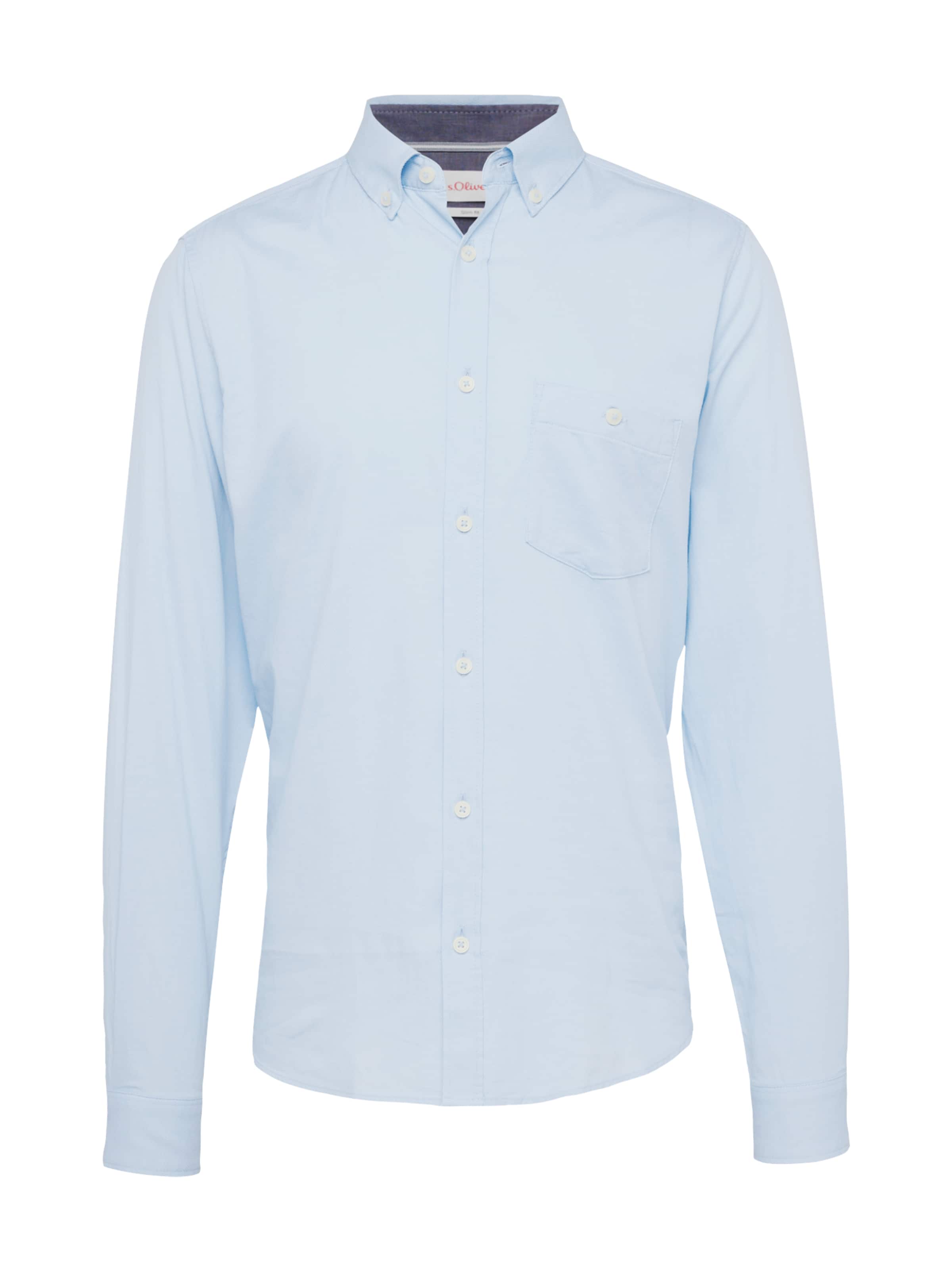 Coupe regular Chemise s.Oliver en bleu : devant