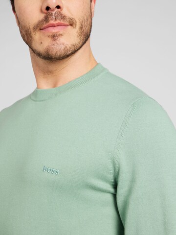 BOSS - Pullover 'Pacas-L' em verde