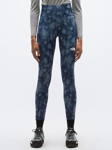 mėlyna THE NORTH FACE Siauras Sportinės kelnės: priekis