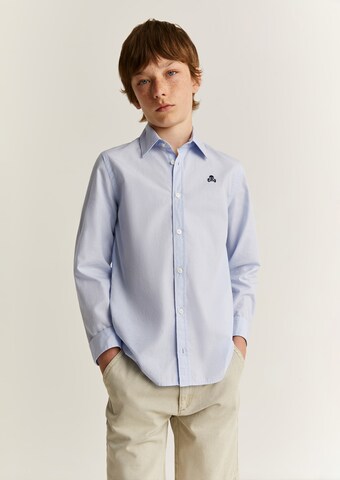 Scalpers Regular fit Button Up Shirt 'Siena' in Blue