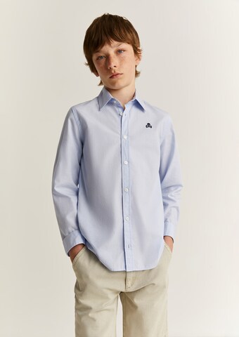 Scalpers Regular fit Button up shirt 'Siena' in Blue