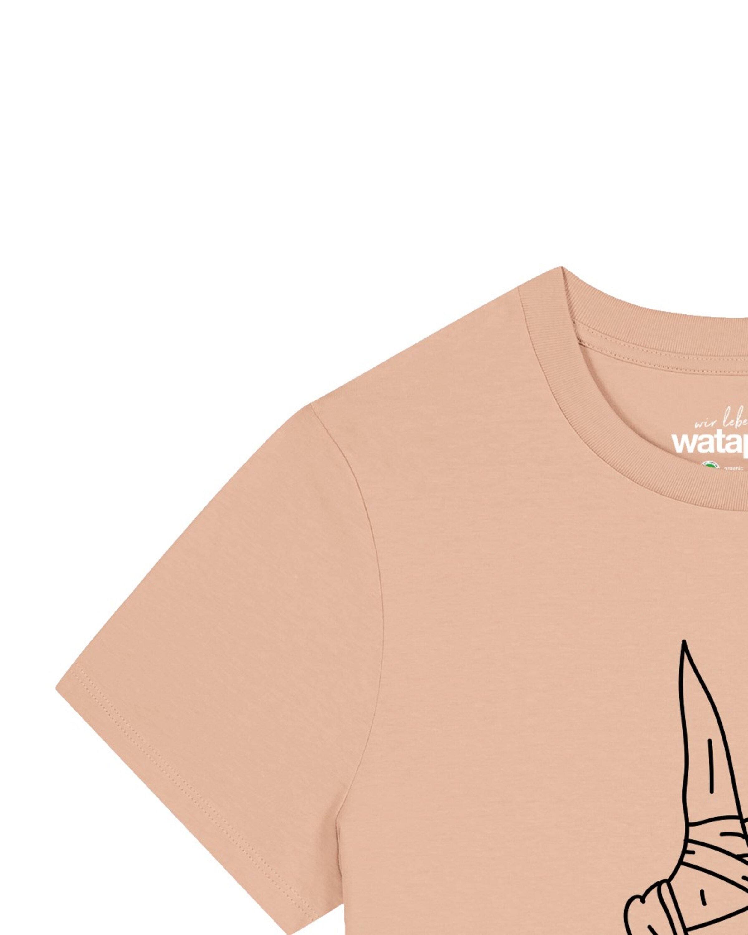 Watapparel Shirt 'Ballett Spitze' in Oranje