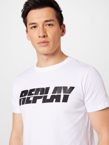 REPLAY T-Shirt in Weiß