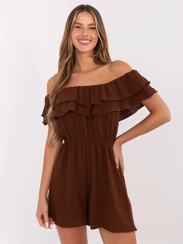 Madnezz House Jumpsuit 'A5050.65' in Braun: Vorderseite