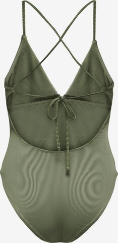 ONLY Triangle Swimsuit in Green