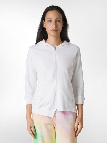 Sweat-shirt DEHA en blanc : devant