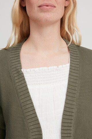 Fransa Knit Cardigan in Green