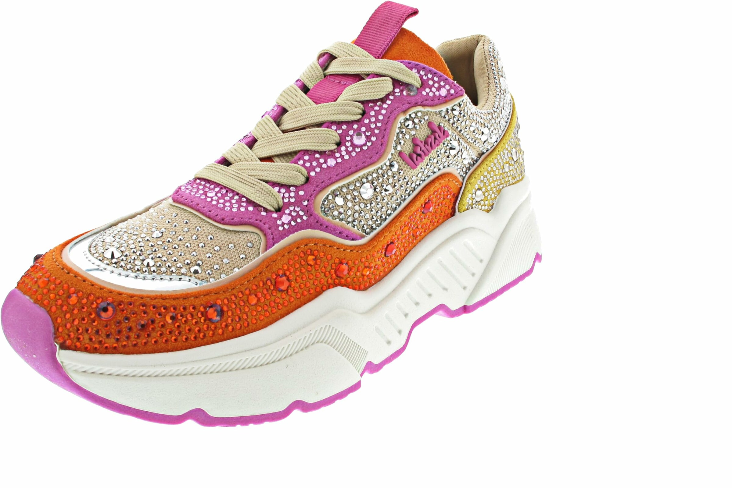 LA STRADA Platform trainers in Beige