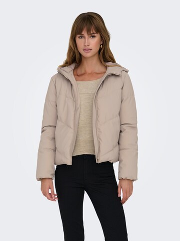 JDY Winter Jacket 'JDYArnhem' in Grey