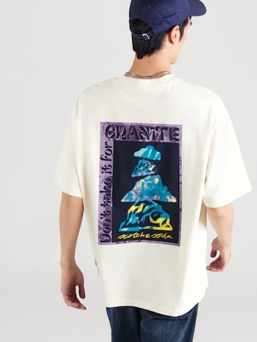 T-Shirt SCOTCH & SODA en blanc : devant