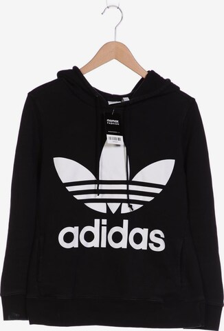 ADIDAS ORIGINALS Kapuzenpullover S in Schwarz: predná strana