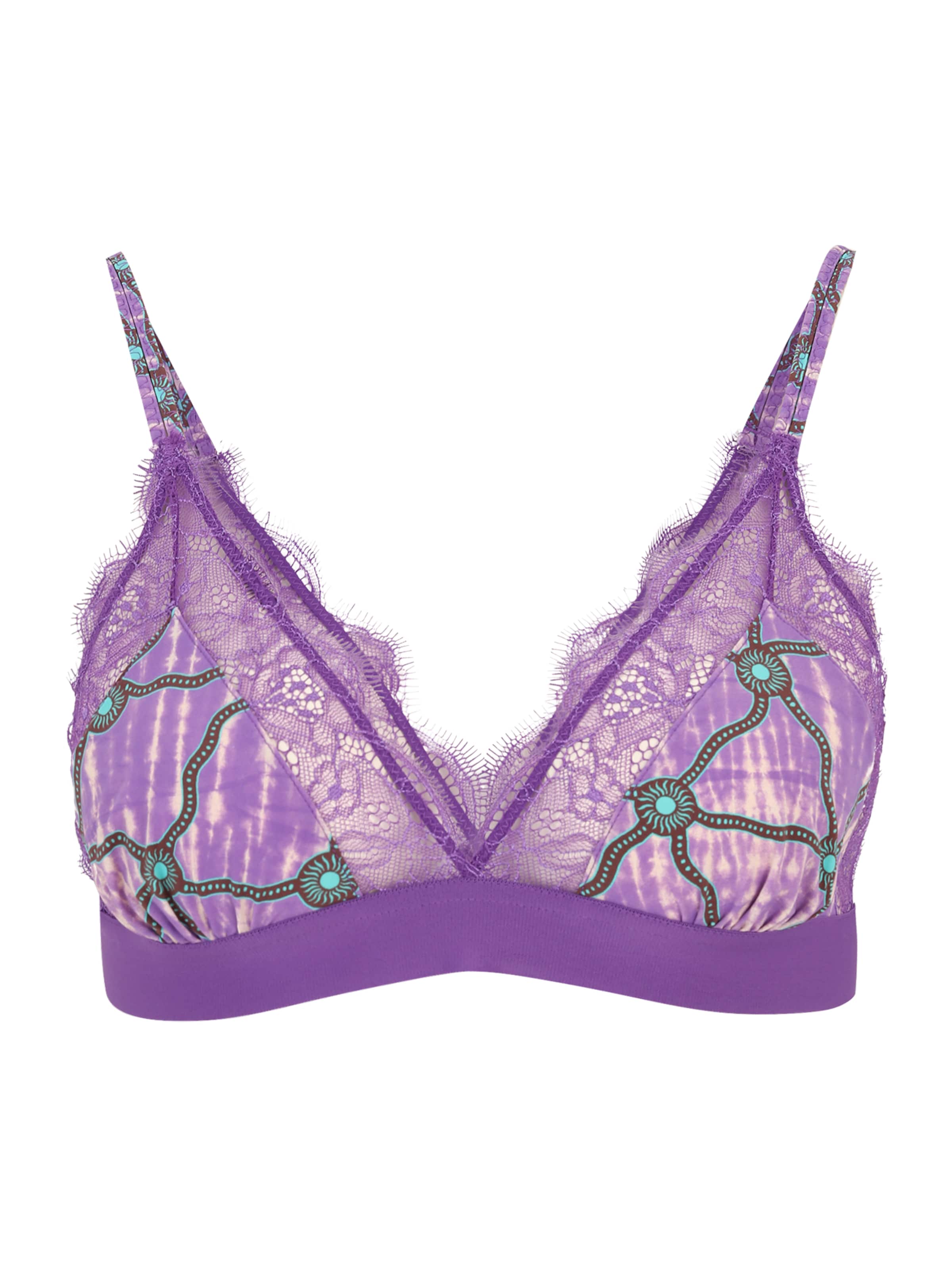 LOVE Stories Korzetová Podprsenka 'Love' – fialová: přední strana