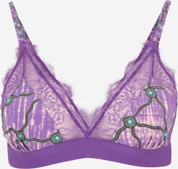 LOVE StoriesBustier Grudnjak 'Love' - ljubičasta boja: prednji dio