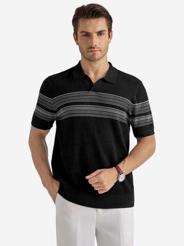 T-Shirt Vantory en noir : devant