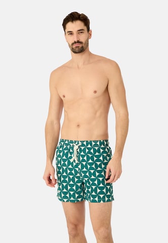 Gassa d'Amante Zwemshorts 'Ischia' in Groen: voorkant