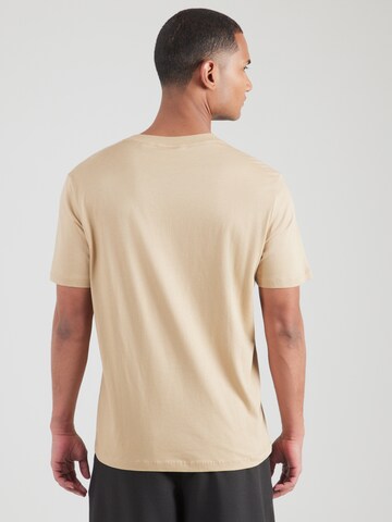 HUGO Tričko 'Duhorse' – béžová