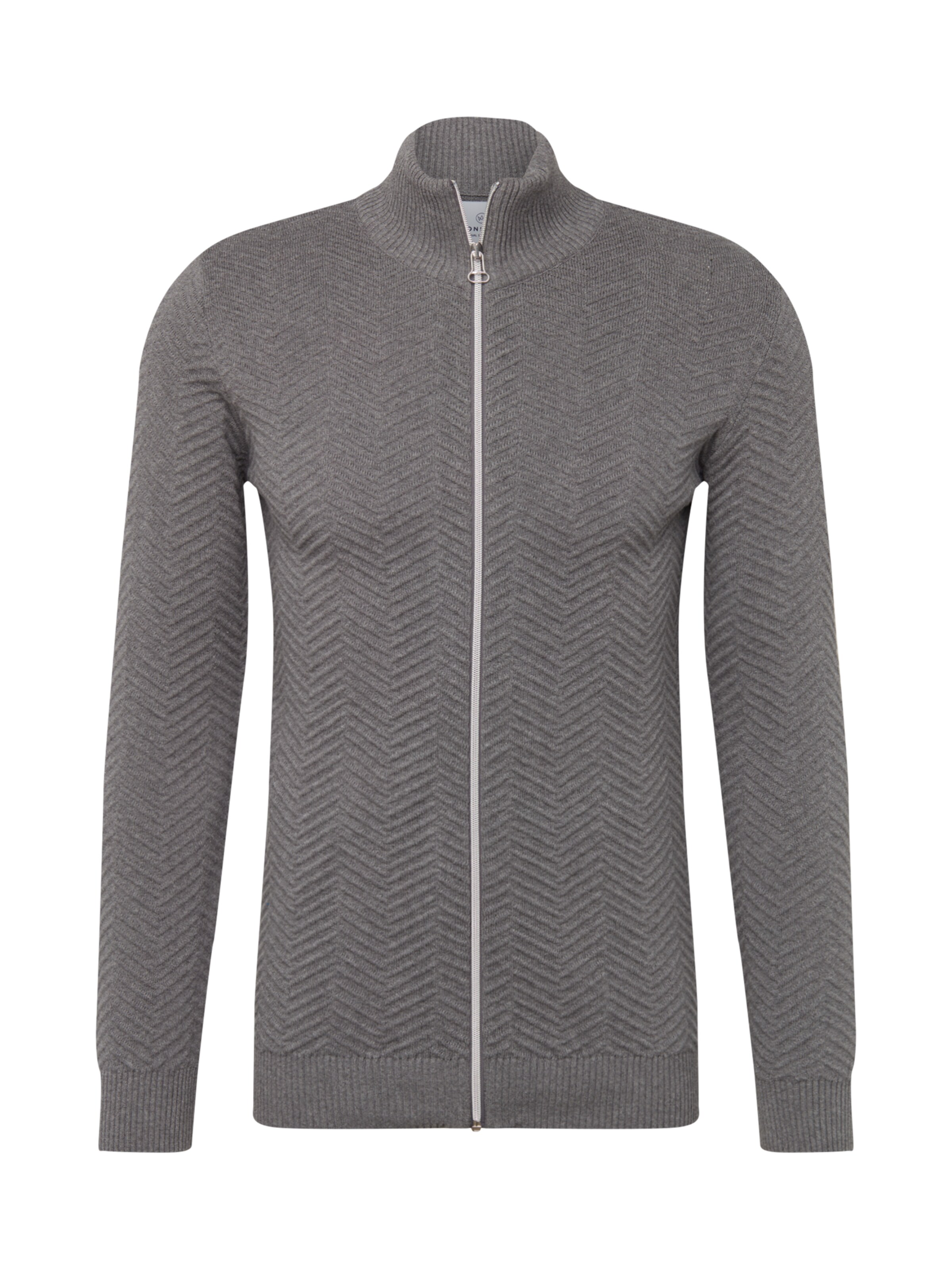 Kronstadt Gebreid vest 'Carlo' in Grijs: voorkant